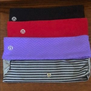Lululemon 4 BNWOT head brands. Quaility&strenghth